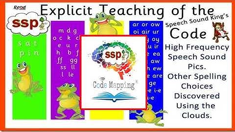 SSP Code Mapping and Monster Mapping to Teach Reading and Spelling - What is Code Mapping?