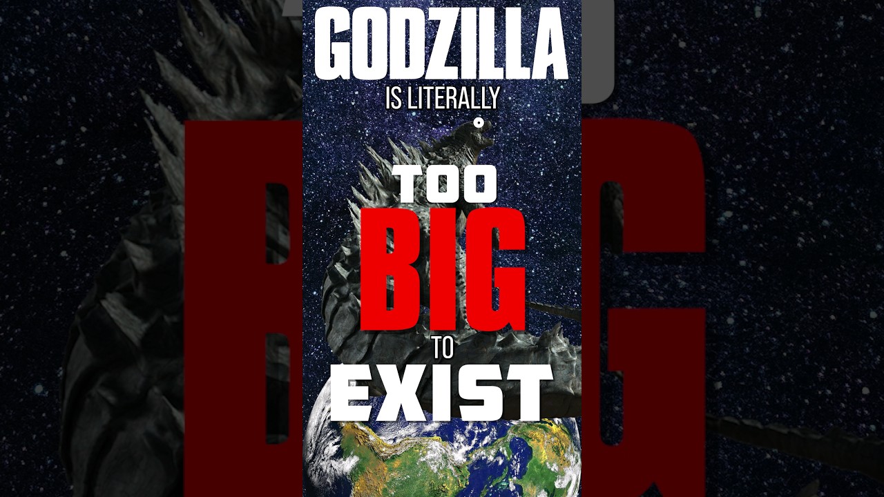 Godzilla's Size is a 'Giant' Problem 😱! #shorts