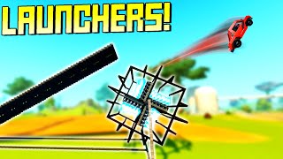 We Searched "Launcher" on the Workshop to Travel in Style! - Scrap Mechanic Workshop Hunters