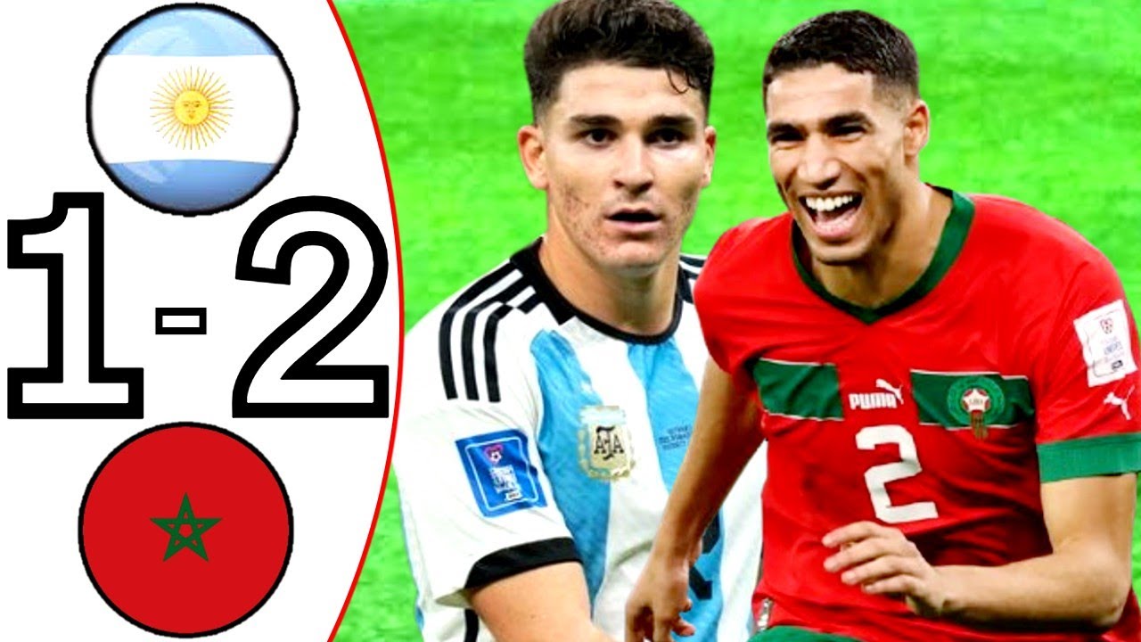 1-2 Argentina vs Morocco|Argentina vs Morocco All Goals&Highlights-2024 ...