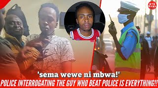 POLICE INTERROGATING IAN NJOROGE FOR BEATING UP A POLICE OFFICER IS SO  FUNNY🤣🔥!|BTG News