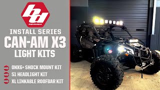 Can-Am X3 UTV Light Kits Install (3 Light Kits) | [Baja Designs Install Series]