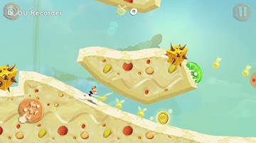 Rayman Fiesta Run-Walkthrough Part.2 Invaded Cheese Party