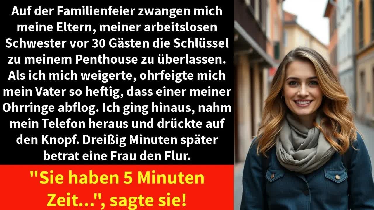 Vor 30 Gästen sollte ich alles meiner arbeitslosen Schwester geben – ich sagte Nein!