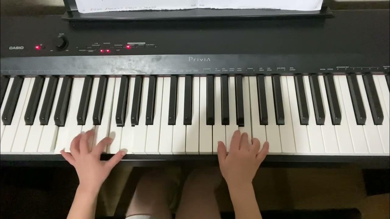 “Down by the Bay” Piano Adventures level 2B Anna (age 4) YouTube