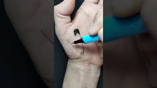 Black tattoo for pin designs #shortsvideo #tattoo #trending #tattooartist
