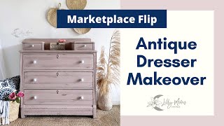 ANTIQUE DRESSER DIY | Furniture Painting for Beginners