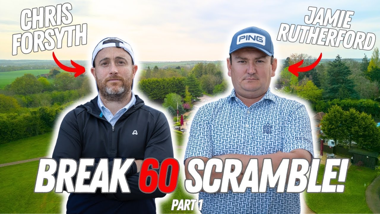 Я ИГРАЮ С ПРОФЕССИОНАЛОМ ТУРА! | Break 60 Scramble | Джейми Резерфорд | Гольф-клуб Небворта