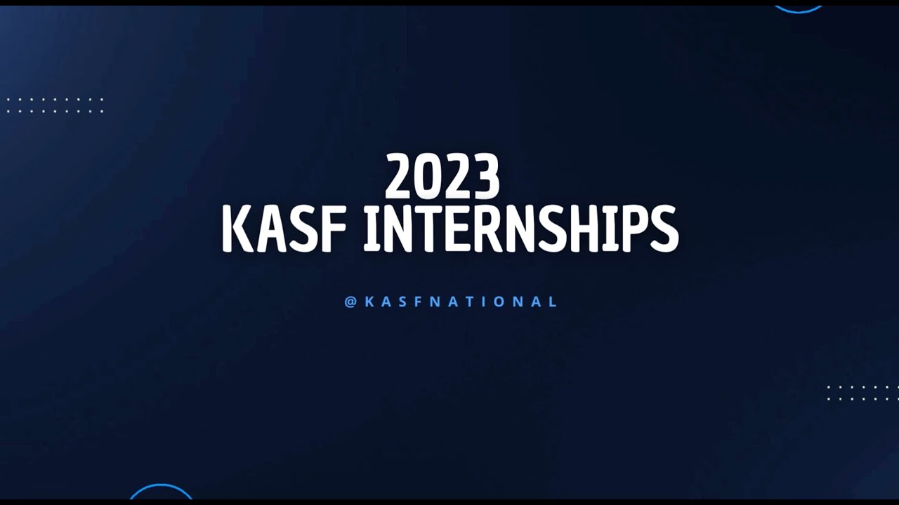 2023 KASF Internship Program - YouTube