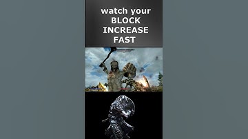 How to INCREASE BLOCK FAST in Skyrim