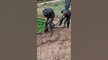 Hydraulic breaker installation: Professional technology for excavator maintenance