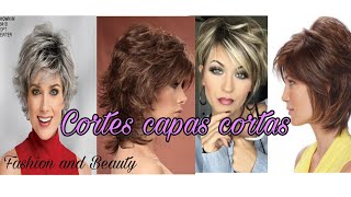 #fashion #beauty Cortes de cabello. Capas cortas. 