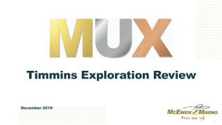 McEwen Mining Black Fox Complex Webinar