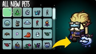 Among Us New Update  All Pets Animation (New Roles Update)