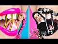 Barbie VS Wednesday Hapiste | ZENGİN VS PARASIZ EBEVEYN HİLELERİ! Gotcha! Viral