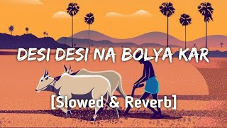 Desi Desi Na Bolya Kar Chori Re [Slowed & Reverb] - Raju Punjabi | Vicky Kajla || Haryanvi lo-Fi Mix