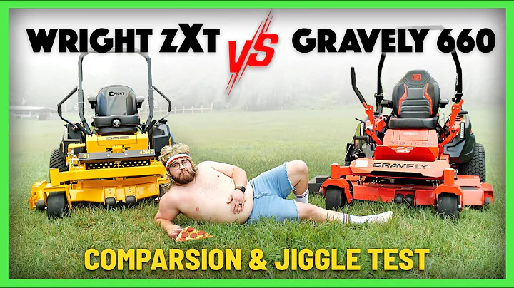 Reviewing the Wright ZXT and the Gravely Pro-Turn 660 in Cut Quality, Hill Challenge & Jiggle Test