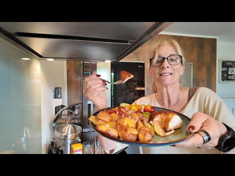Bratkartoffeln & Putenbrust