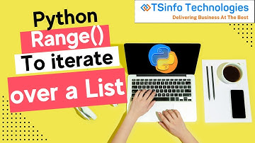 Range function to iterate through a list in Python
