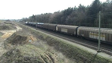 Blerick, the NL : Manifest Mixed Freight Train with Class189 Railion