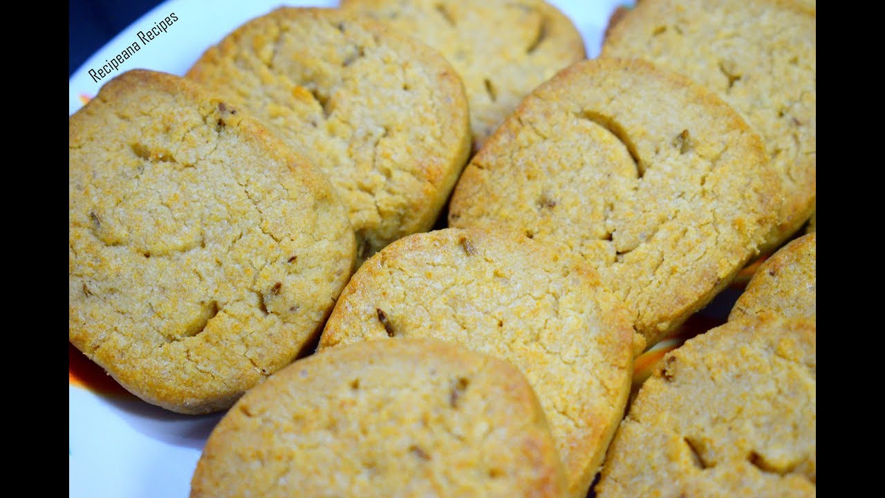 जीरा आटा कूकीज बनाने की विधि Whole Wheat Jeera Cookies Recipe