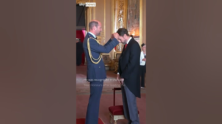 Gareth Southgate receives knighthood