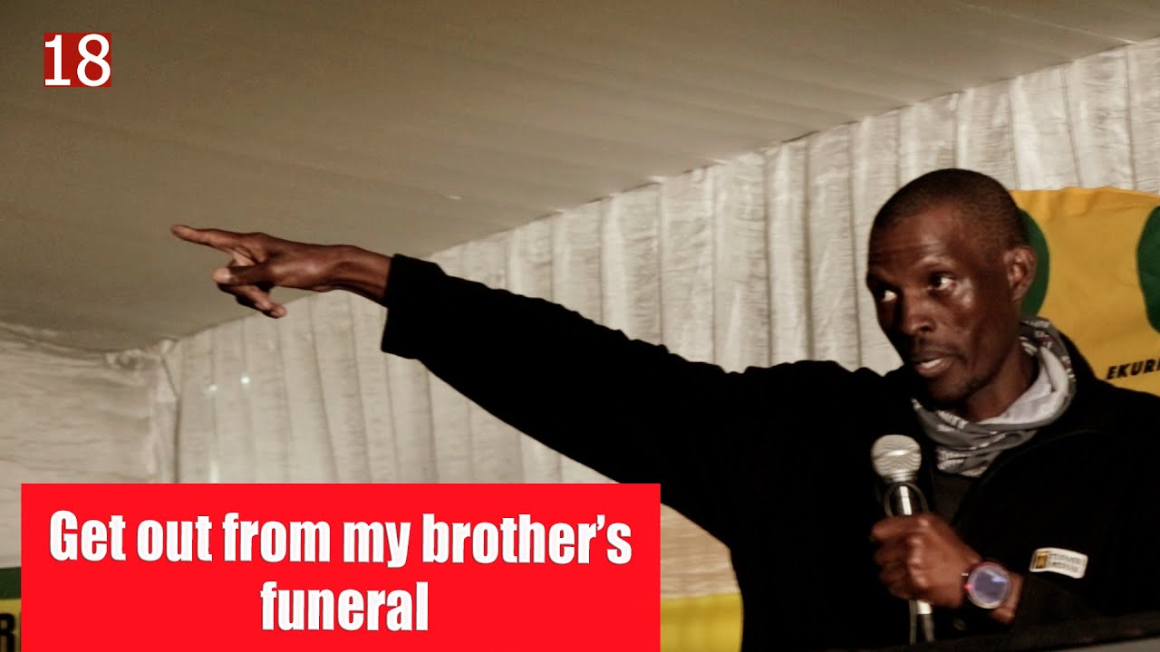 Woman chased out at the funeral