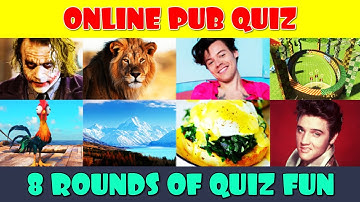 Pub Quiz (Part 1) | Online Pub Quiz 🧠 🍻