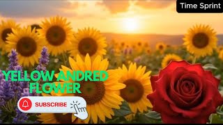 Golden Petals & Crimson Blooms: Nature's Colorful Magic