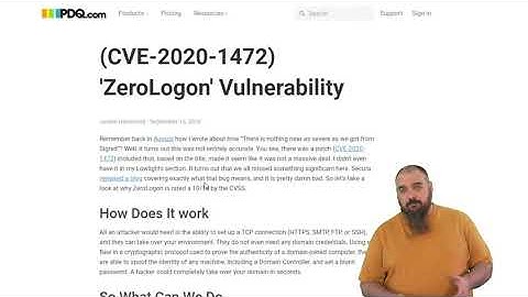 Patch/Fix the ZeroLogon Vulnerability (CVE-2020-1472)