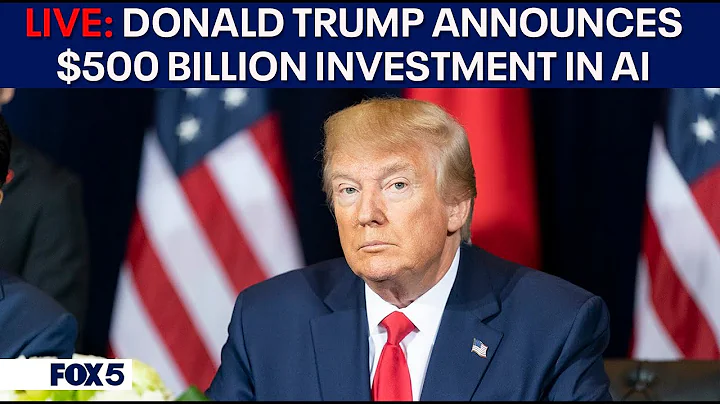 LIVE: President Trump announces $500 billion investment in AI Infrastructure project called Stargate