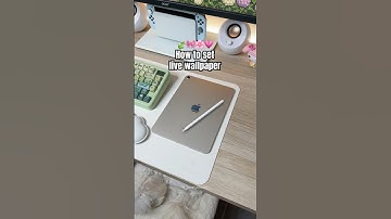 How to set live wallpaper🎀🌸 #apple #ipad #ipadair #tips #tutorial