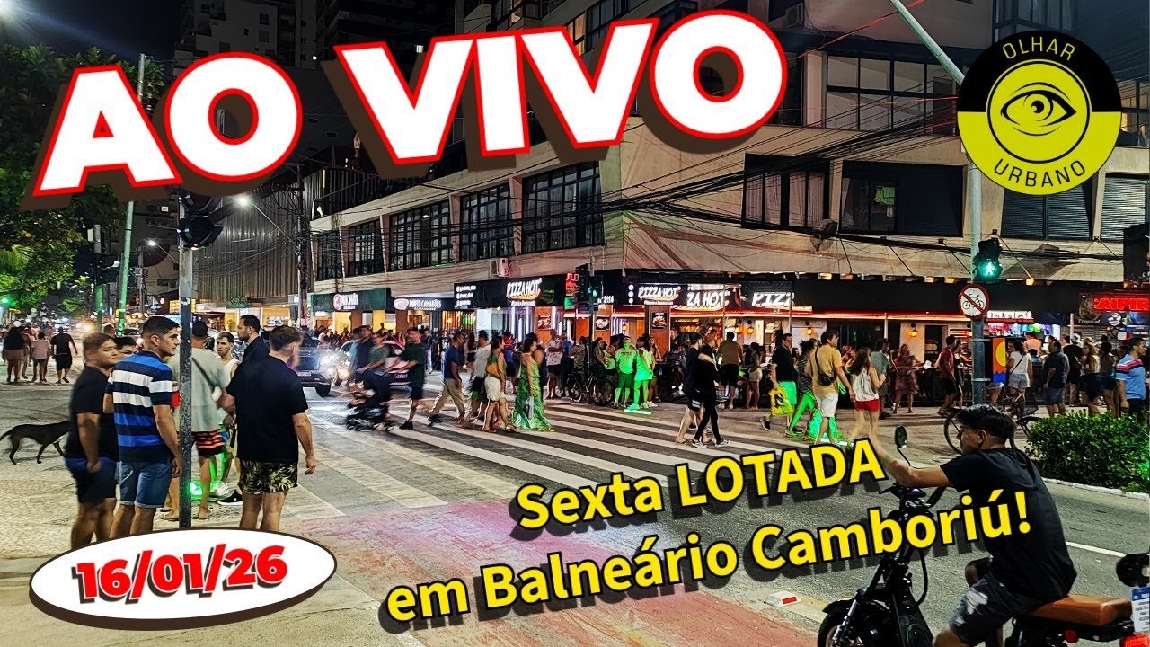 Ao Vivo em Balneário Camboriú: O Melhor da Noite desta Sexta-feira - 16/01/26