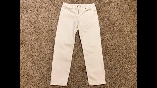 Lucky Brand Womens White Sweet Crop Jeans Size 4/27
