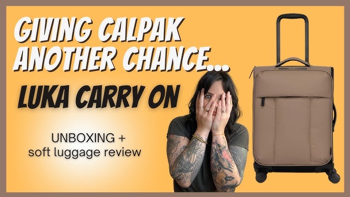 CALPAK HUE CARRY ON with OUTER POCKET 