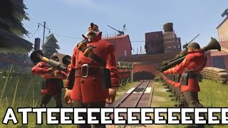 Heavy is Dead, but it takes Soldier ten solid minutes to say Attention