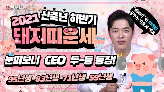 2021년 하반기 돼지띠 운세 &quot;눈떠보니 CEO 두-둥 등장!&quot; (용한점집)(서울점집)(인…
