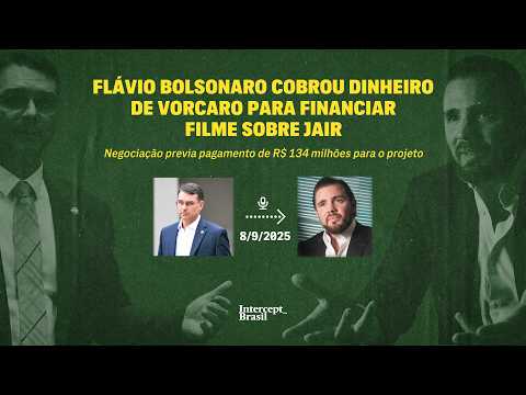 “Não pode vacilar”: Flávio cobra Vorcaro em áudio sobre pagamentos para filme de Jair Bolsonaro