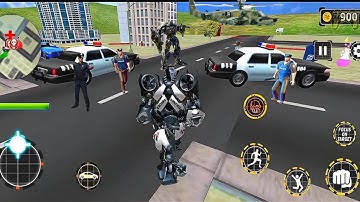 Rhino Robot Car Transformer Game | Career Mode | Android Gameplay #8