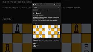 Day -52/100 N-Queens II 🔥 | Backtracking Explained Step-by-Step | LeetCode 52 #coding #leetcode