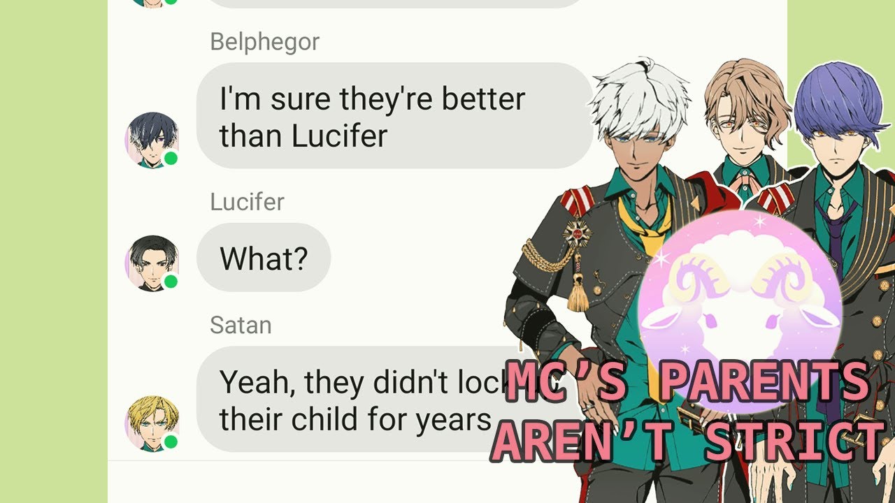 OBEY ME TEXTING STORY|| MC'S PARENTS AREN'T STRICT FT. MC, LEVI, ASMO, & MAMMON