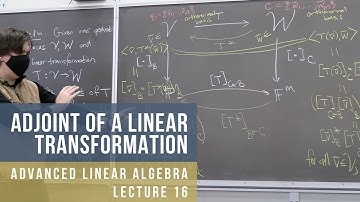 Advanced Linear Algebra 16: Adjoint of Linear Transformation