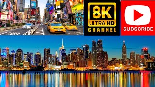 4k \& 8k video NEW YORK City 🇺🇸  2023 NYC USA New York in 8K ULTRA HD - Capital of Earth (60FPS)