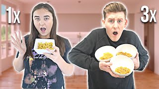 I ATE 3x MY LITTLE SISTERS DIET FOR A DAY!! *bad idea*