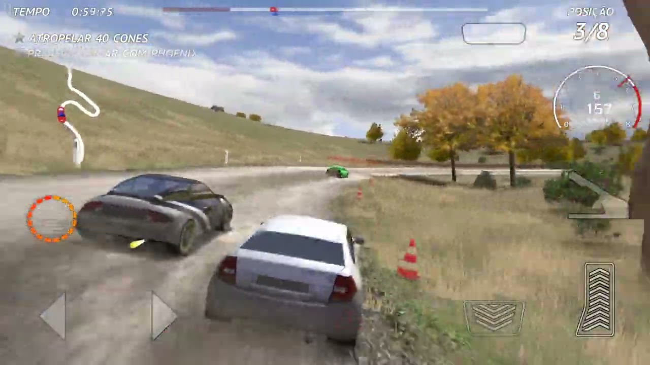 Rally Fury Colinas Rurais Corrida Pista 1