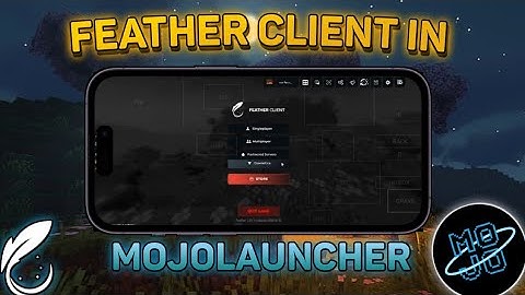 How To Install Feather Client in mojolauncher | 1.20.1 200+ Fps| Low end device
