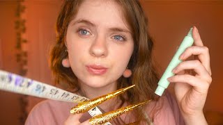 ASMR Measuring You BEFORE Sleep!📏😴 Roleplay, drawing on your face visuals