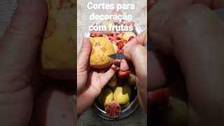 Cortes de frutas para decoração # goiaba Cortes de frutas para decoração # goiaba