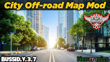 Map Mod Bussid 3.7- New City Off-road Map Mod for bus simulator Indonesia by AS gaming 295