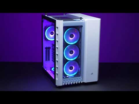 CORSAIR Crystal Series 680X RGB Case - High Airflow. Stunning Light Show.